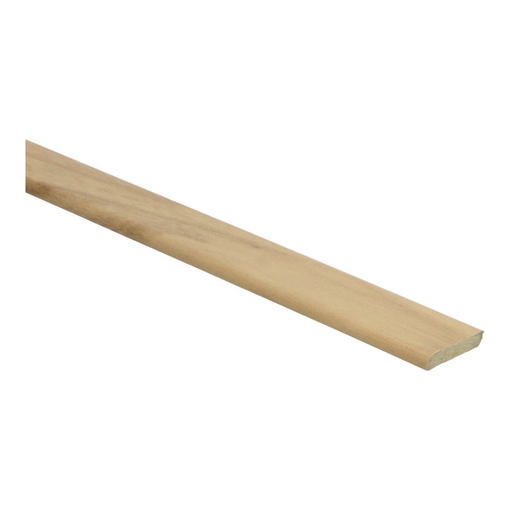 Platte plint met plakstrip ahorn donker