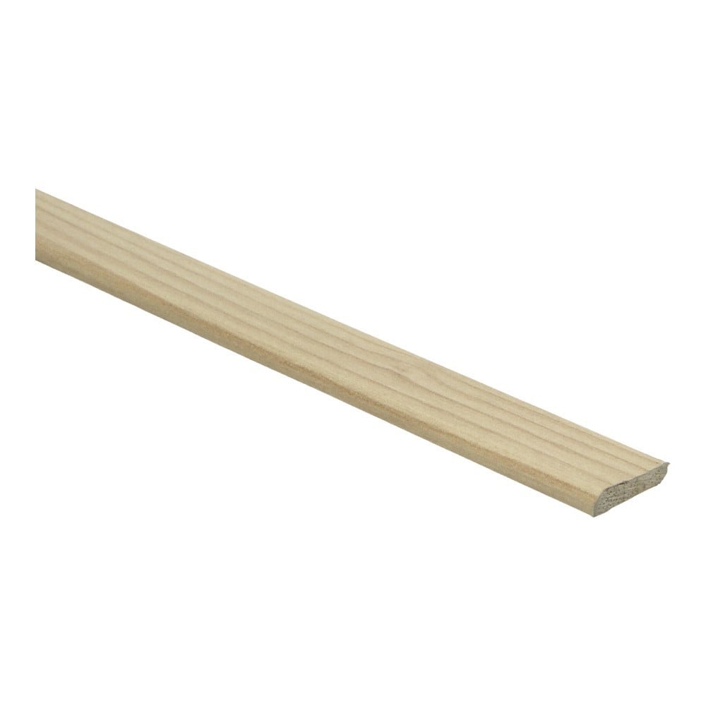 Platte plint met plakstrip ahorn