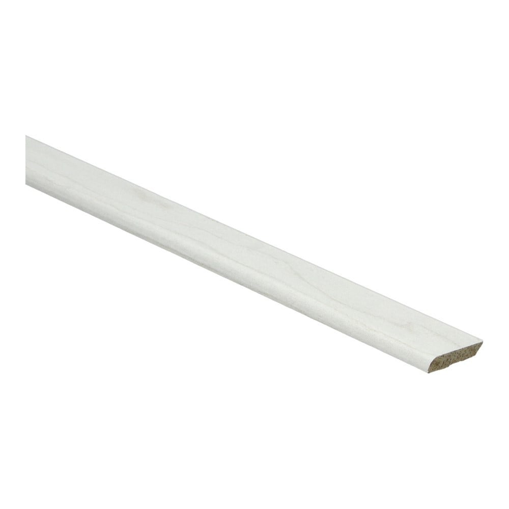 Platte plint met plakstrip elzen wit