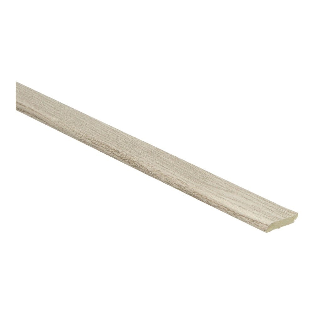 Platte plint met plakstrip eiken wit getint