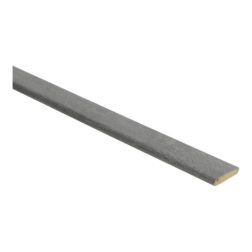 Platte plint met plakstrip vulcaan eiken