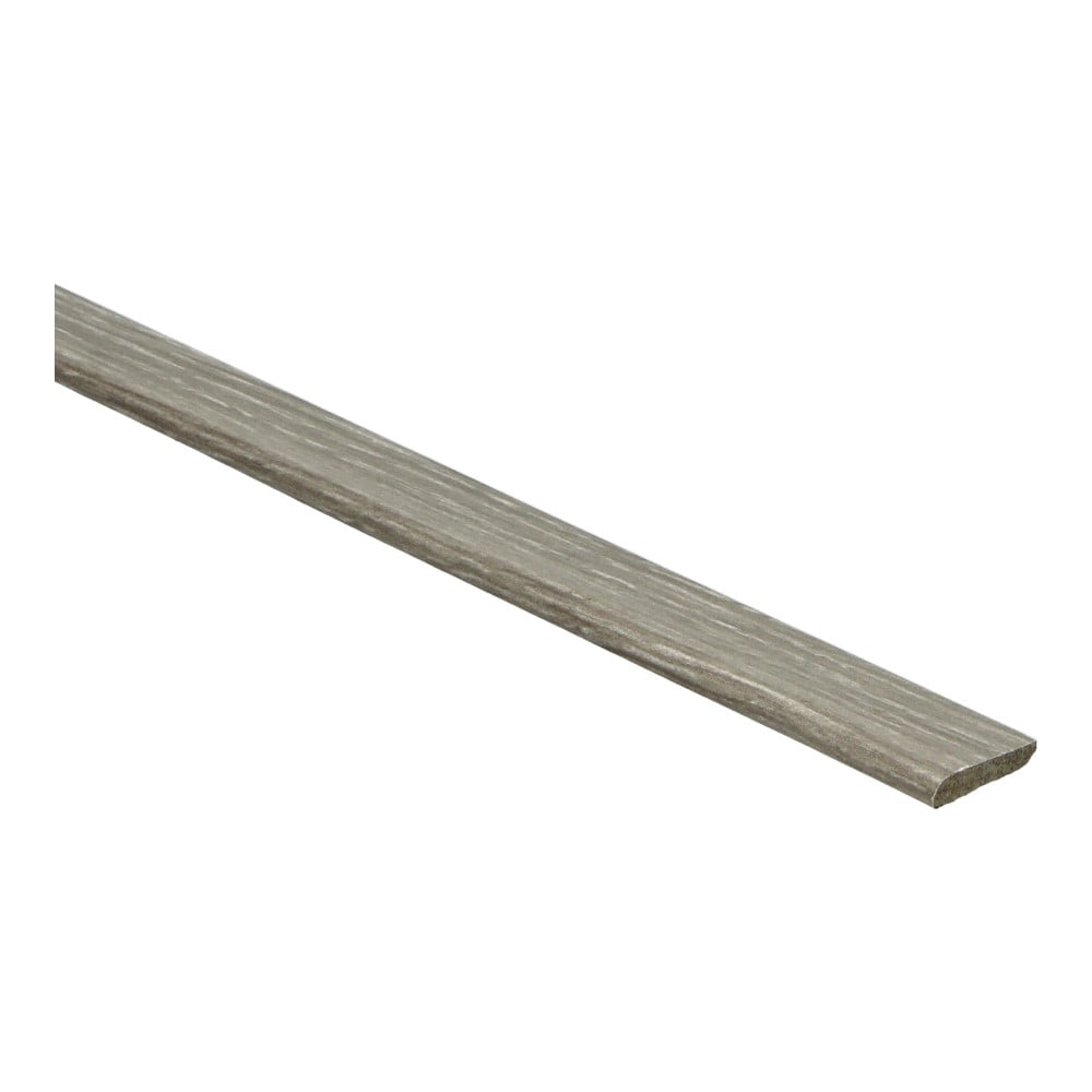 Platte plint met plakstrip gerookt eiken wit geolied