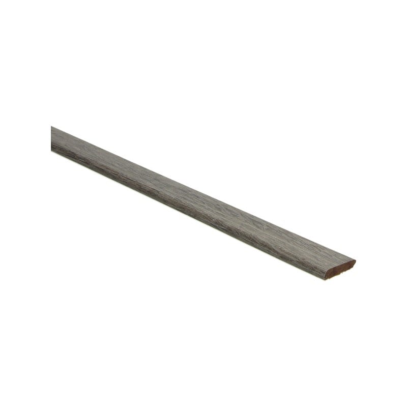 Platte plint met plakstrip oud eiken bruingrijs