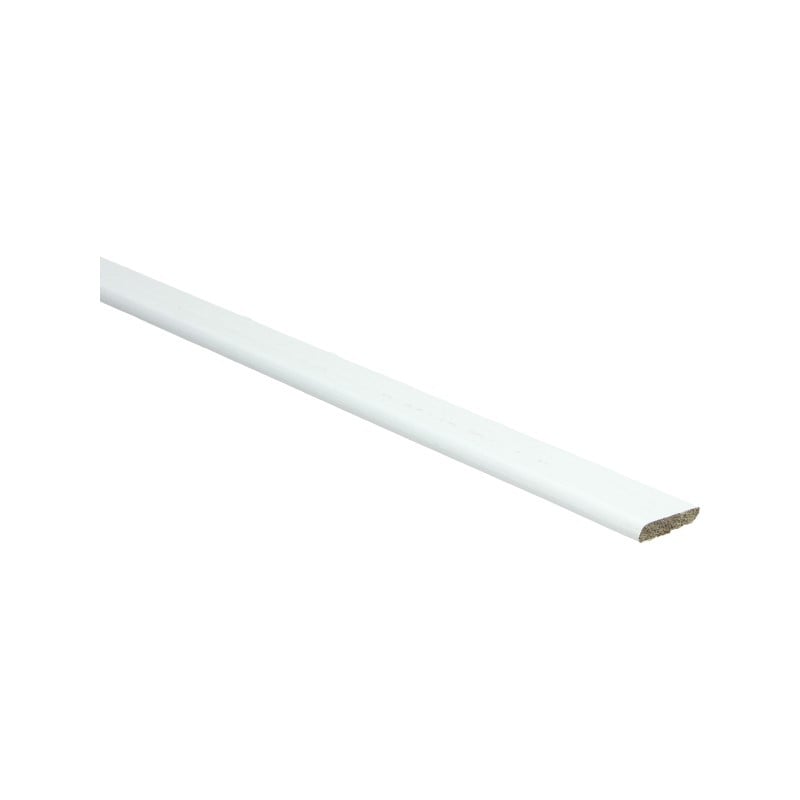 Platte plint met plakstrip wit ral 9016