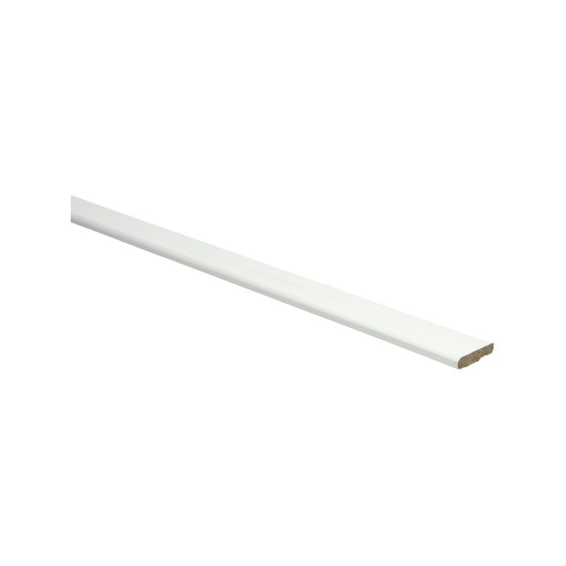 Platte plint met plakstrip wit ral 9010