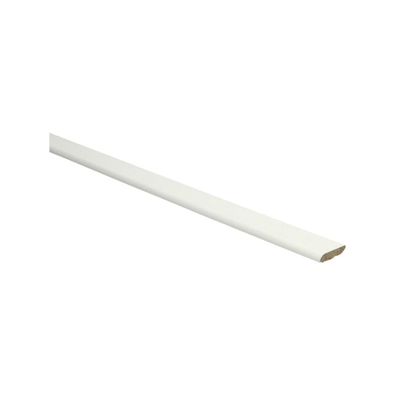 Platte plint met plakstrip wit ral 9001