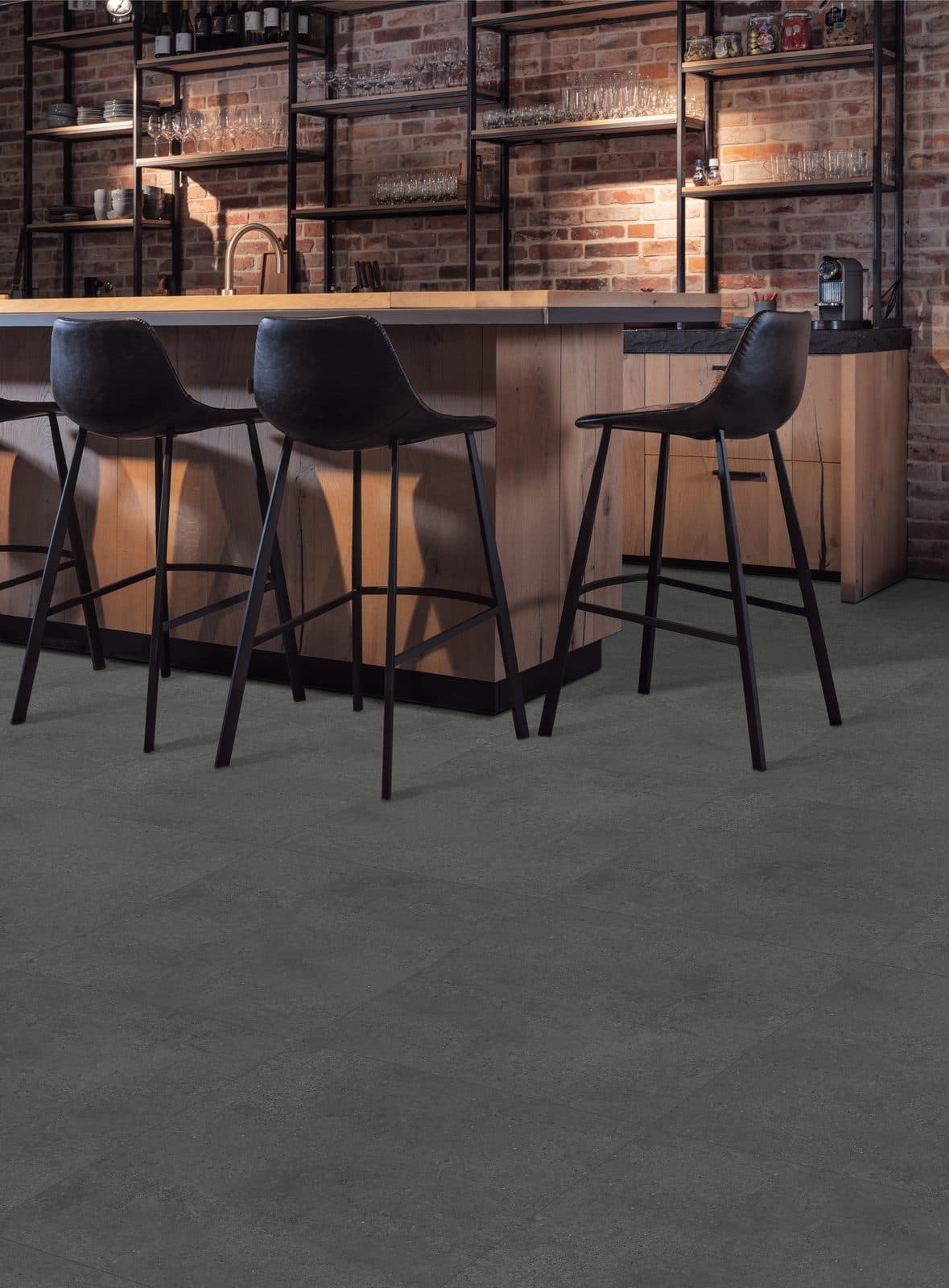 Cortina Summit pebble grey Lijm PVC tegel 610x610x2,5mm 0,55