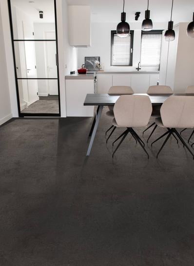 Cortina Summit graphite Lijm PVC tegel 610x610x2,5mm 0,55 - sfeerfoto 1