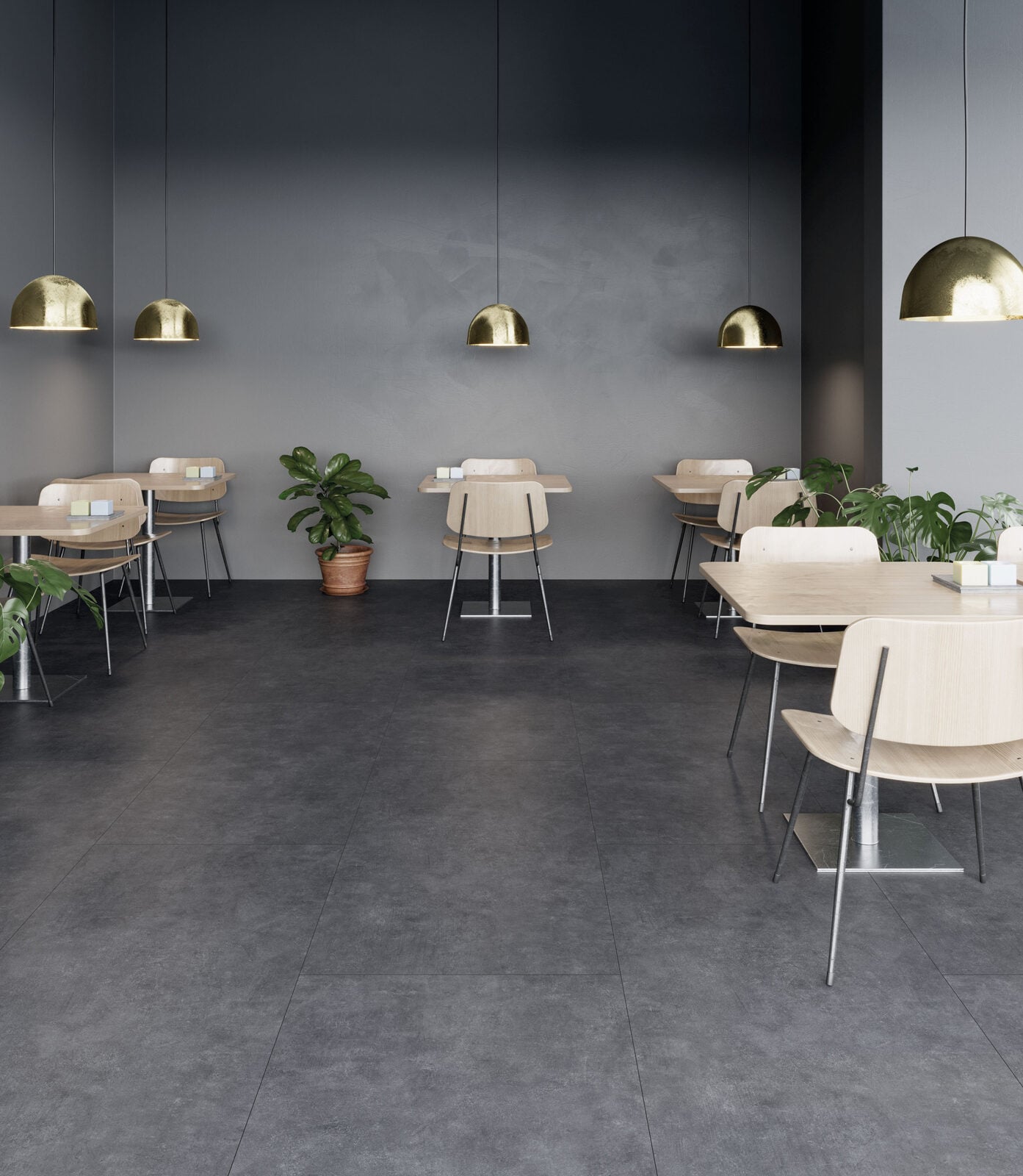 Top-line Laminaat Calcestruzzo nero 1184x601x8mm 4V