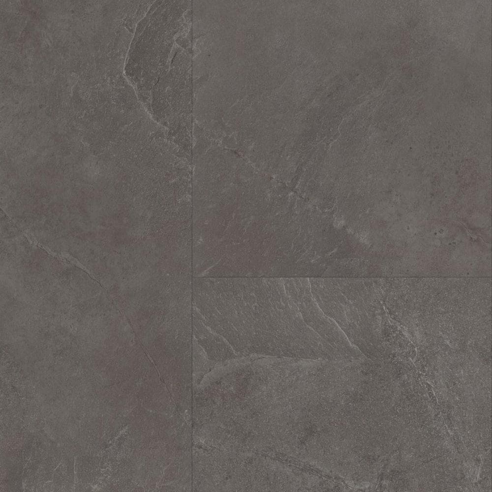 Cortina Elegance dark grey klik pvc tegel 914x455x7mm 0,55 (met geïntegreerde ondervloer)