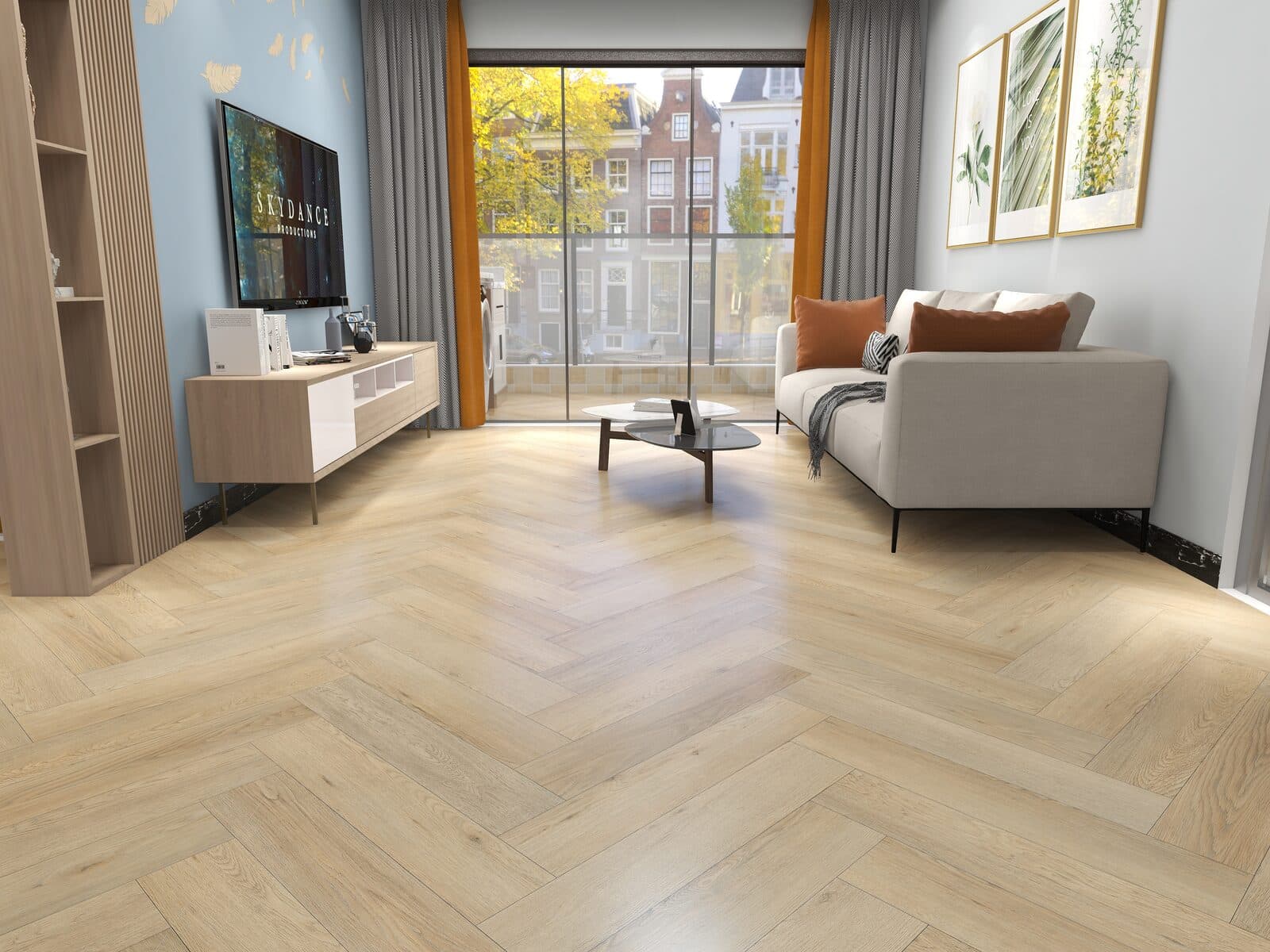 Salsa visgraat 2303 klik PVC 750x150x6mm 0,55mm (met geïntegreerde ondervloer)
