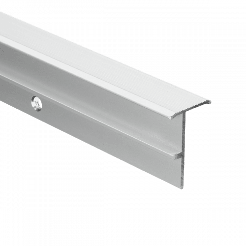 Trapuitloopprofiel 26 mm zilver t.b.v. losse neus