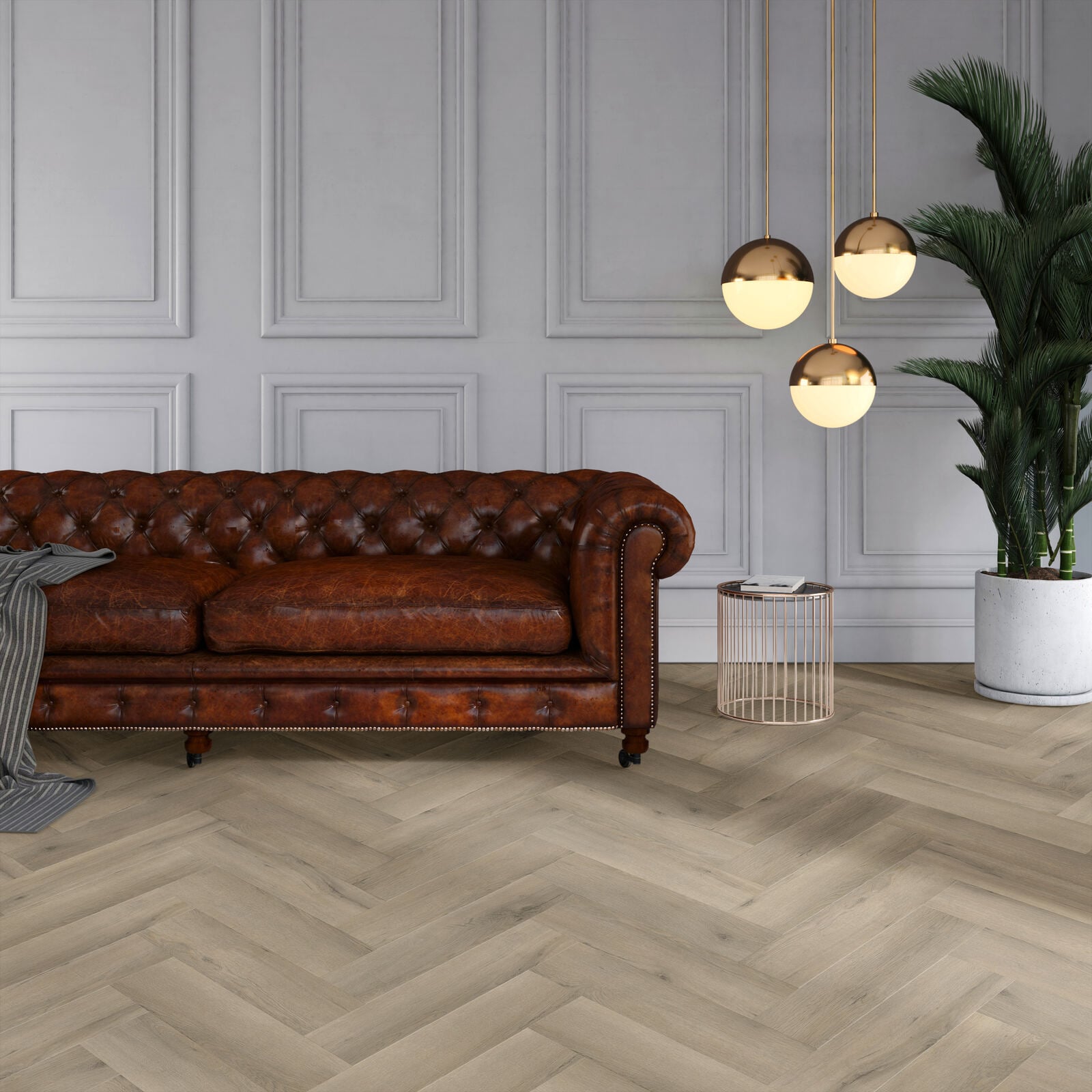 Viva Lijm PVC 6840V Visgraat Wood Touch 609,6x152,4x2,5mm 0,55