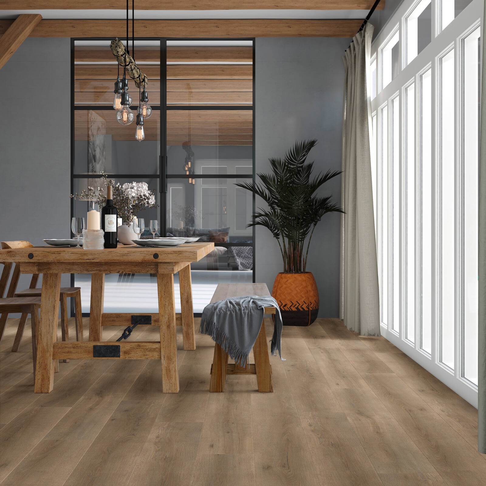 Viva Lijm PVC 6860 Oak 1422x229x2,5mm 0,55