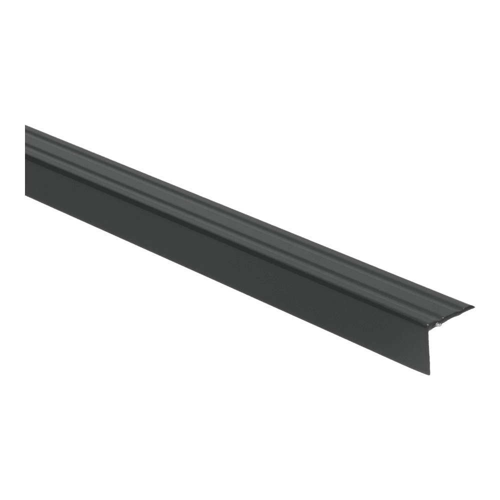 Hoeklijnprofiel 20mm zwart 1m
