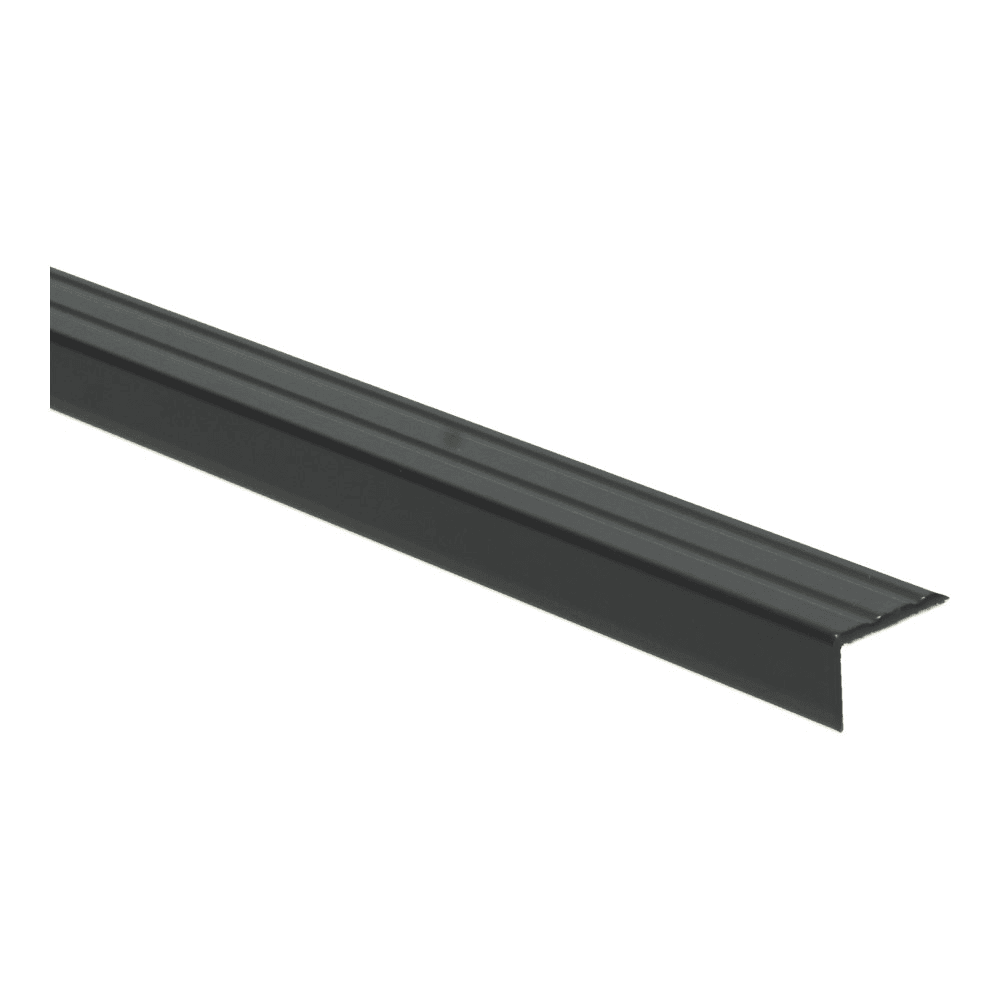 Hoeklijnprofiel 17mm zwart 3m