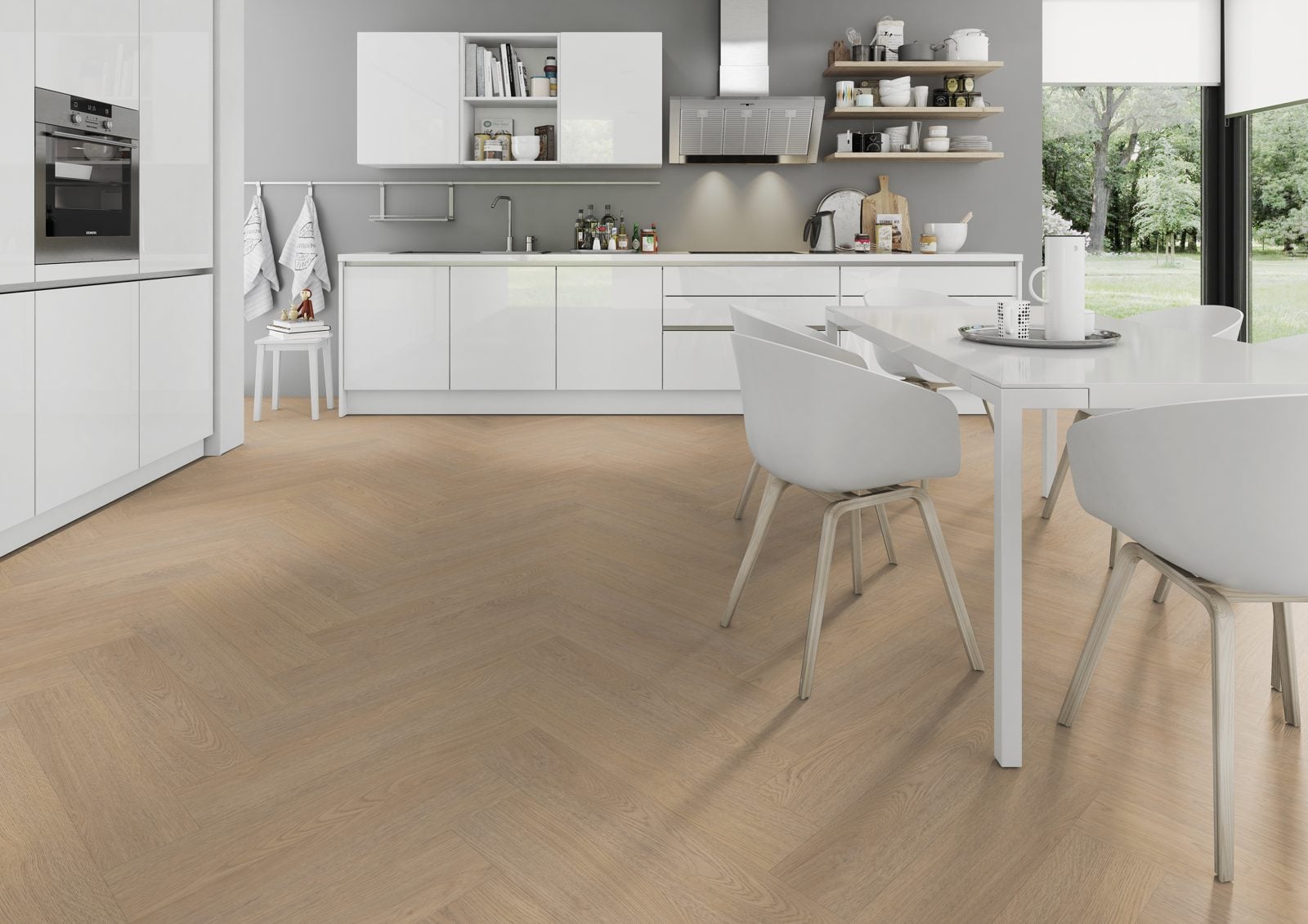 Terreno visgraat XL 61 Rigid Click 725x145x7mm 0,55 (met geïntegreerde ondervloer 10DB)