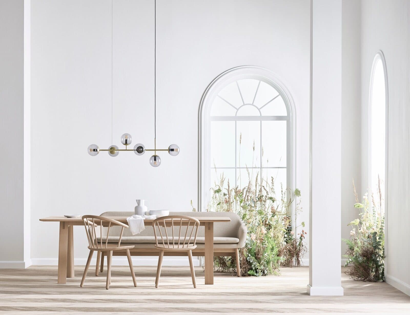 Dine dining sofa 2 seater, sfeerbeeld