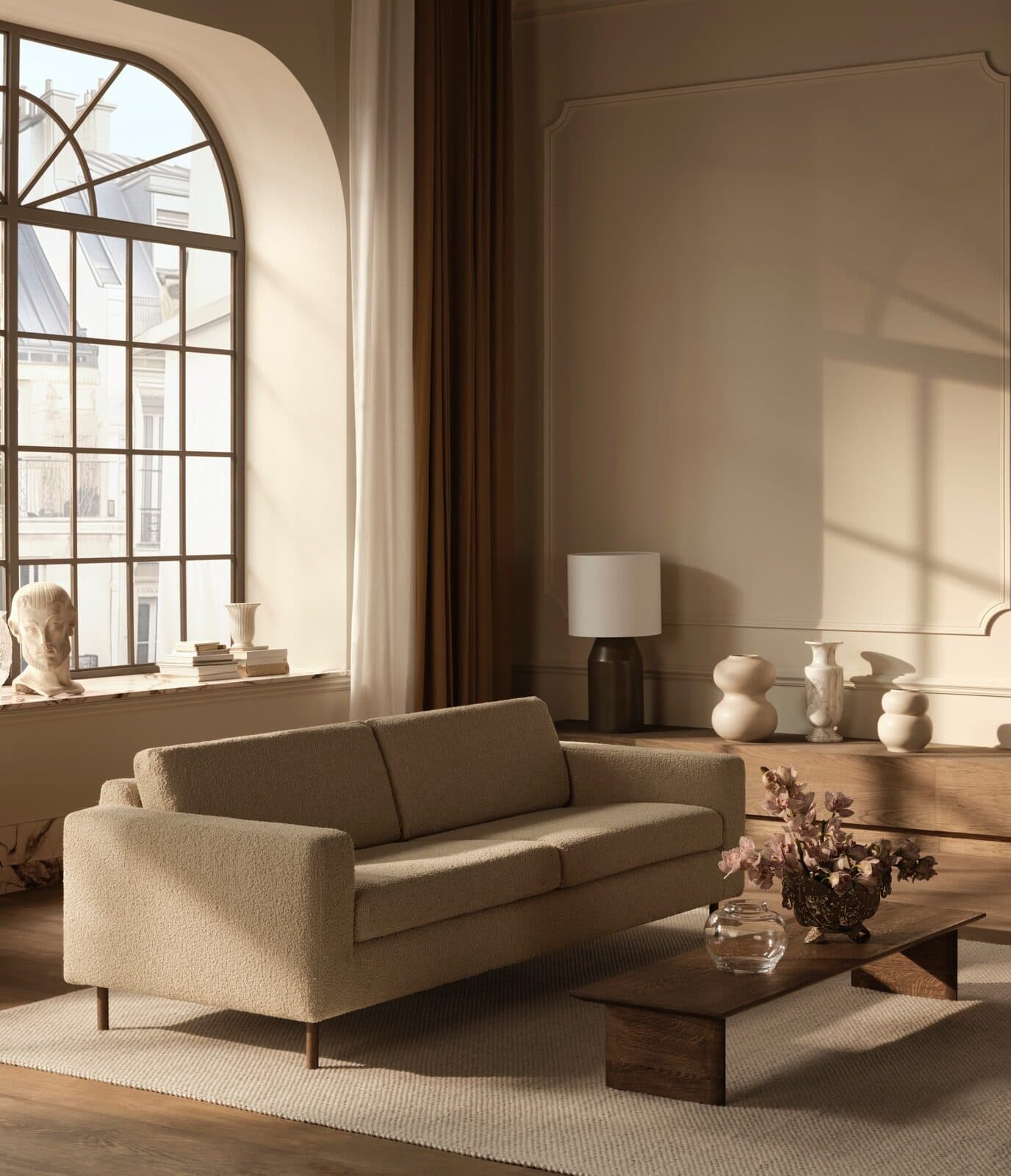 Scandinavia Sofa 3 seater with chaise longue - Left, sfeerbeeld