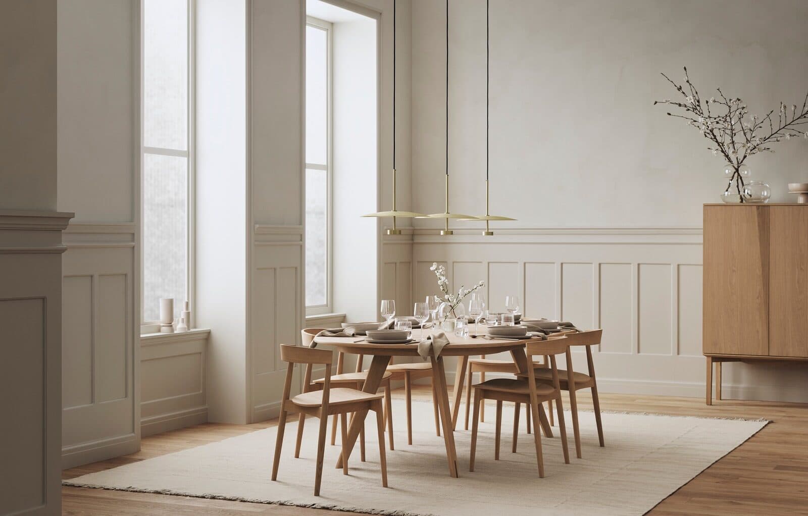 Soft Mood Extension Dining Table Ø122 cm