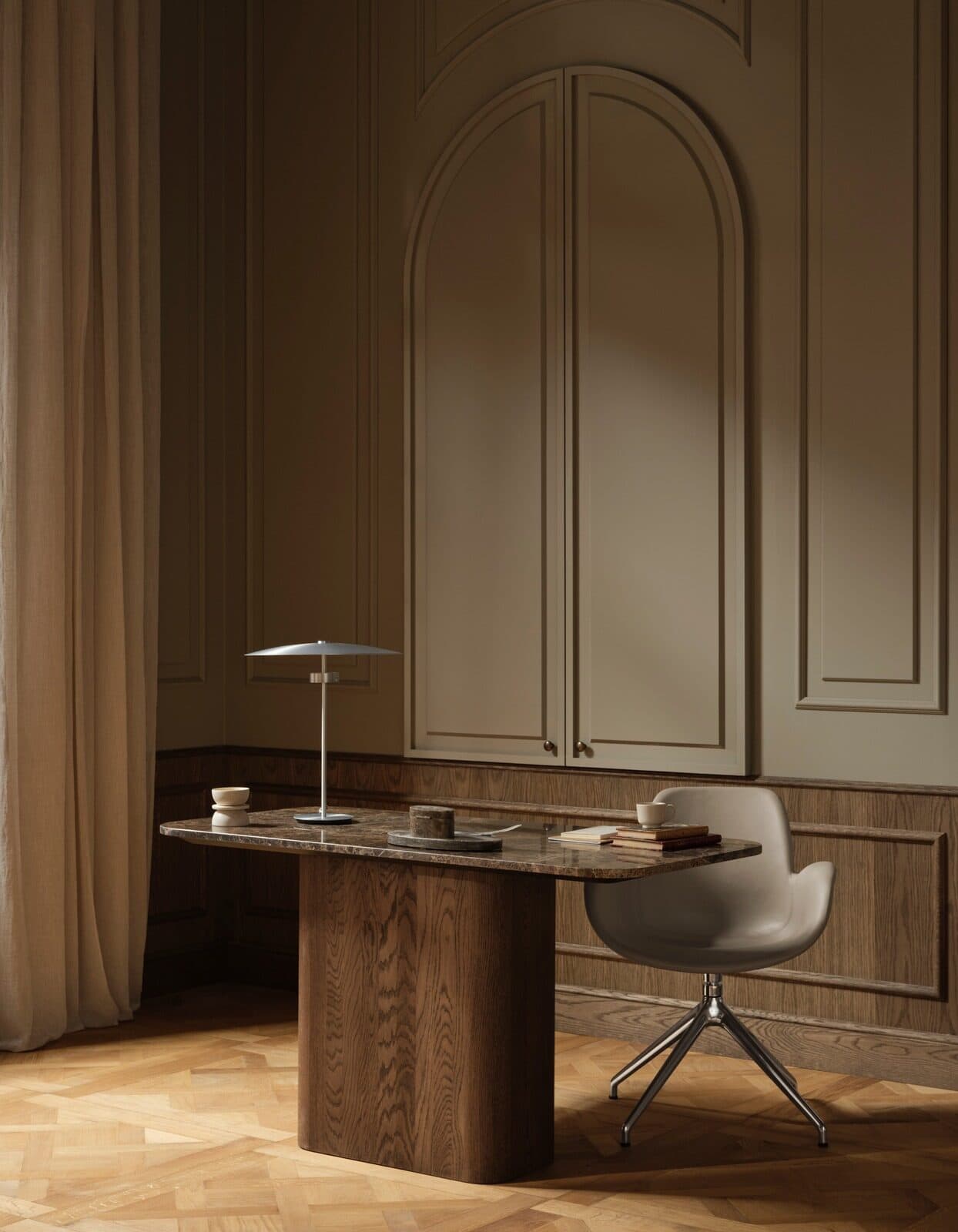 Eida wood desk (base)