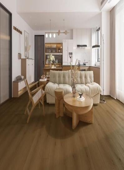 Firmfit Silent klik PVC 1532x232x7,5mm 0,55 (met geïntegreerde ondervloer, wel 10DB) - sfeerfoto 1