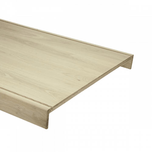 Trede rust. eik onb 138x57 (2x neus 6cm) met uitsp