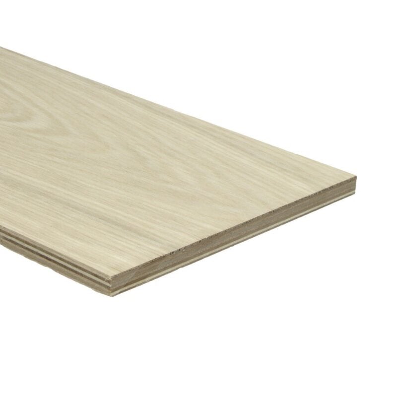 Stootbord natuur eiken/8 mm MP 115x18 cm