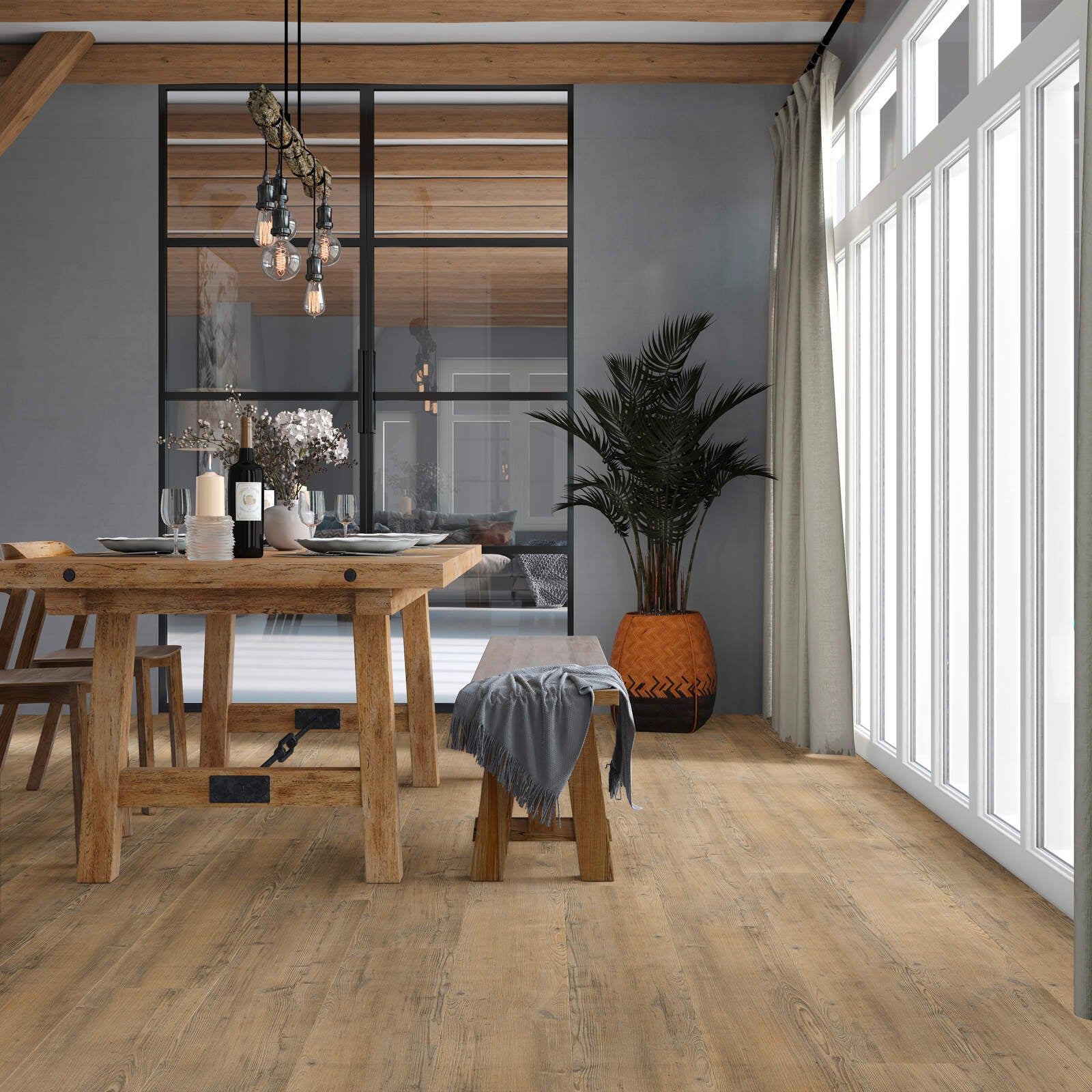 Viva Lijm PVC Balance 4203 Nature Pine XL 1422x229x2,5mm 0,55