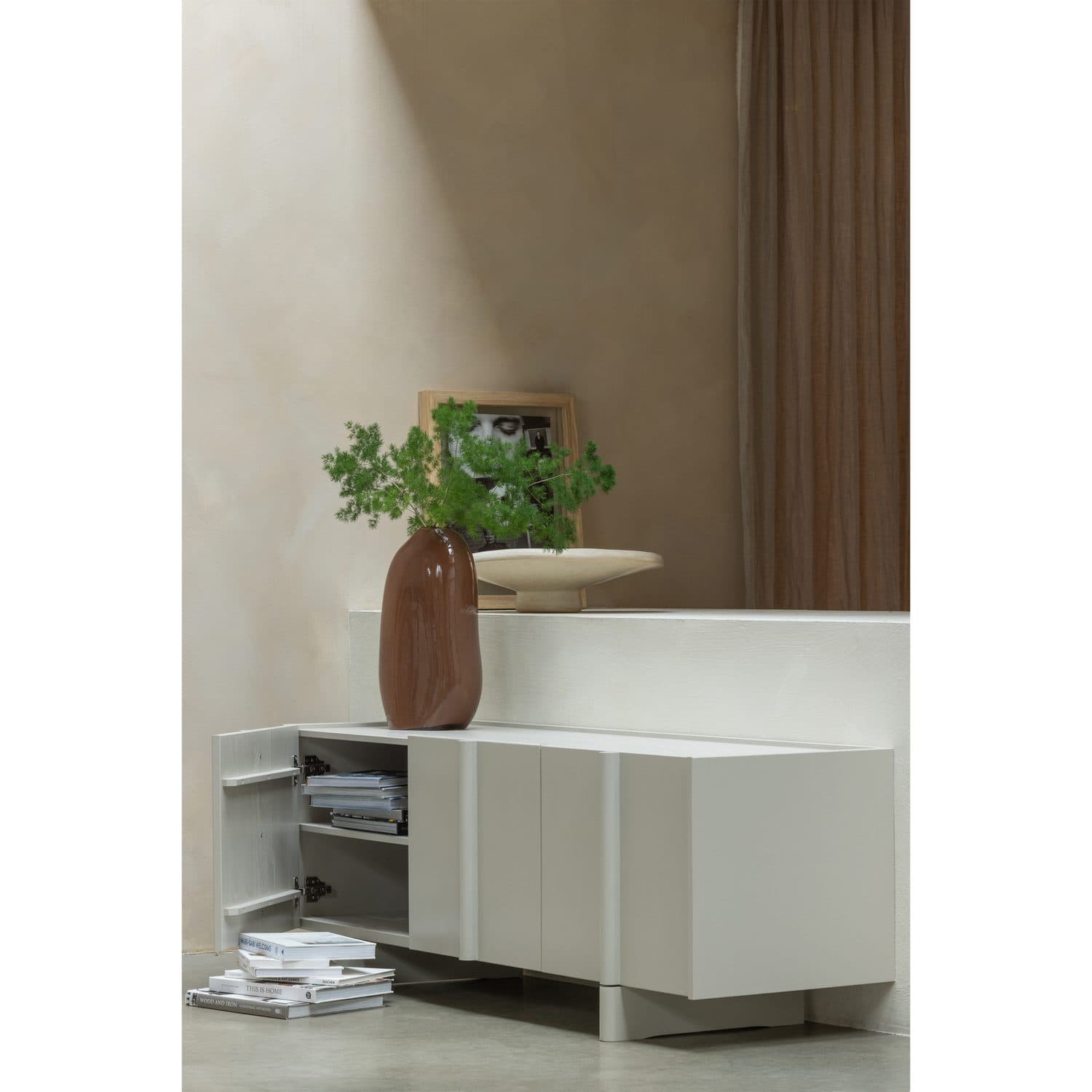 BASU TV MEUBEL 152 CM GRENEN DUST {fsc}