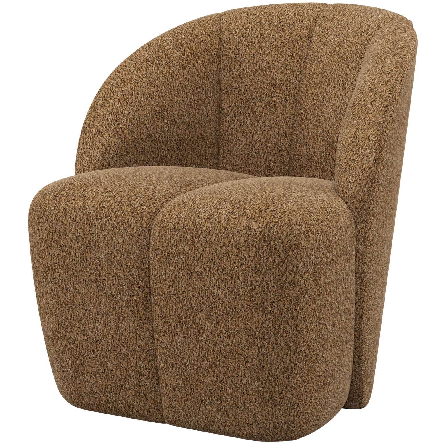 Mojo draaifauteuil wollig honinggeel