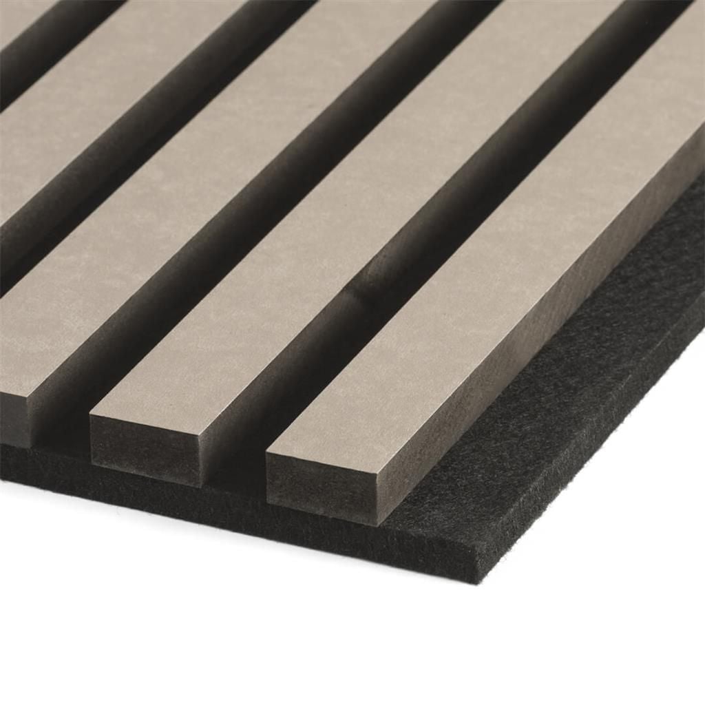 SilenceWall Lattenwand Taupé 2600x526x22mm