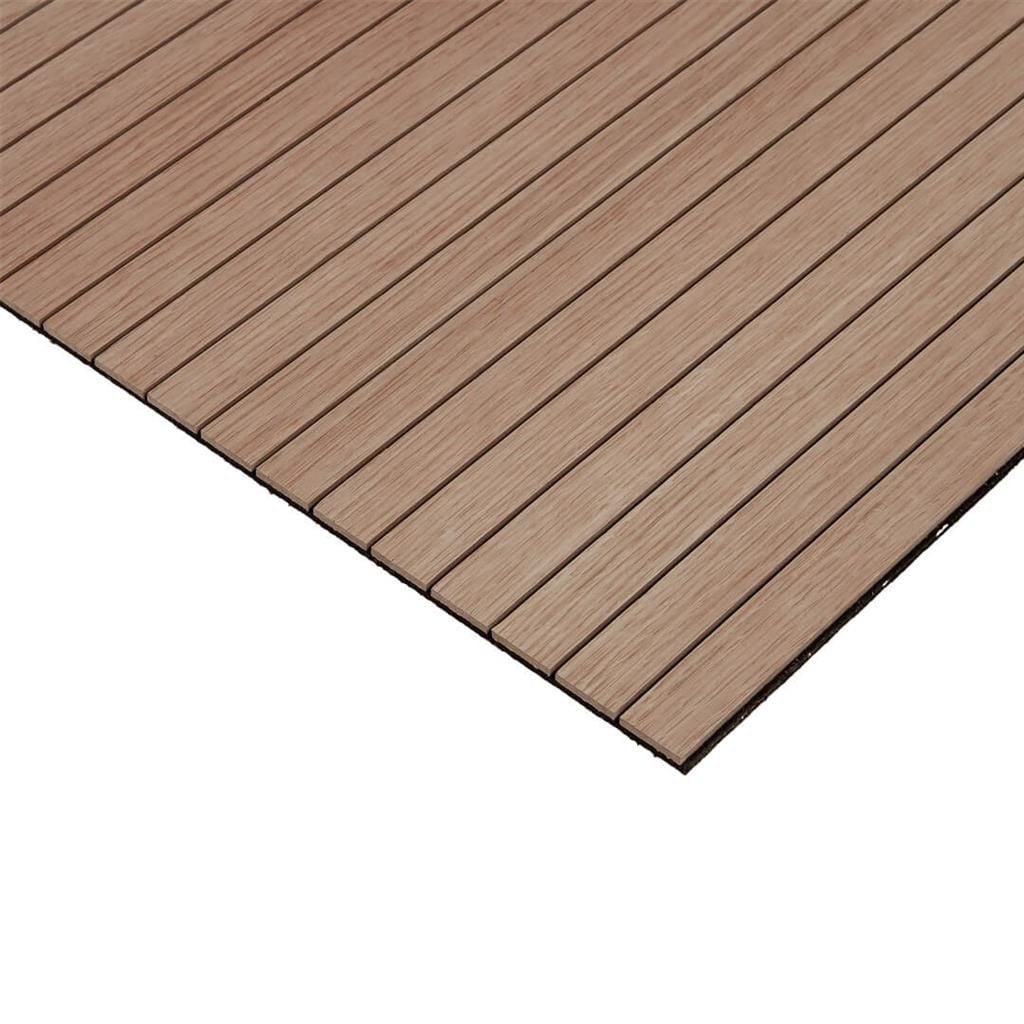 SilenceWall Lattenwand light Walnoot flexibel (2 per pak) 2600x526x6,5mm