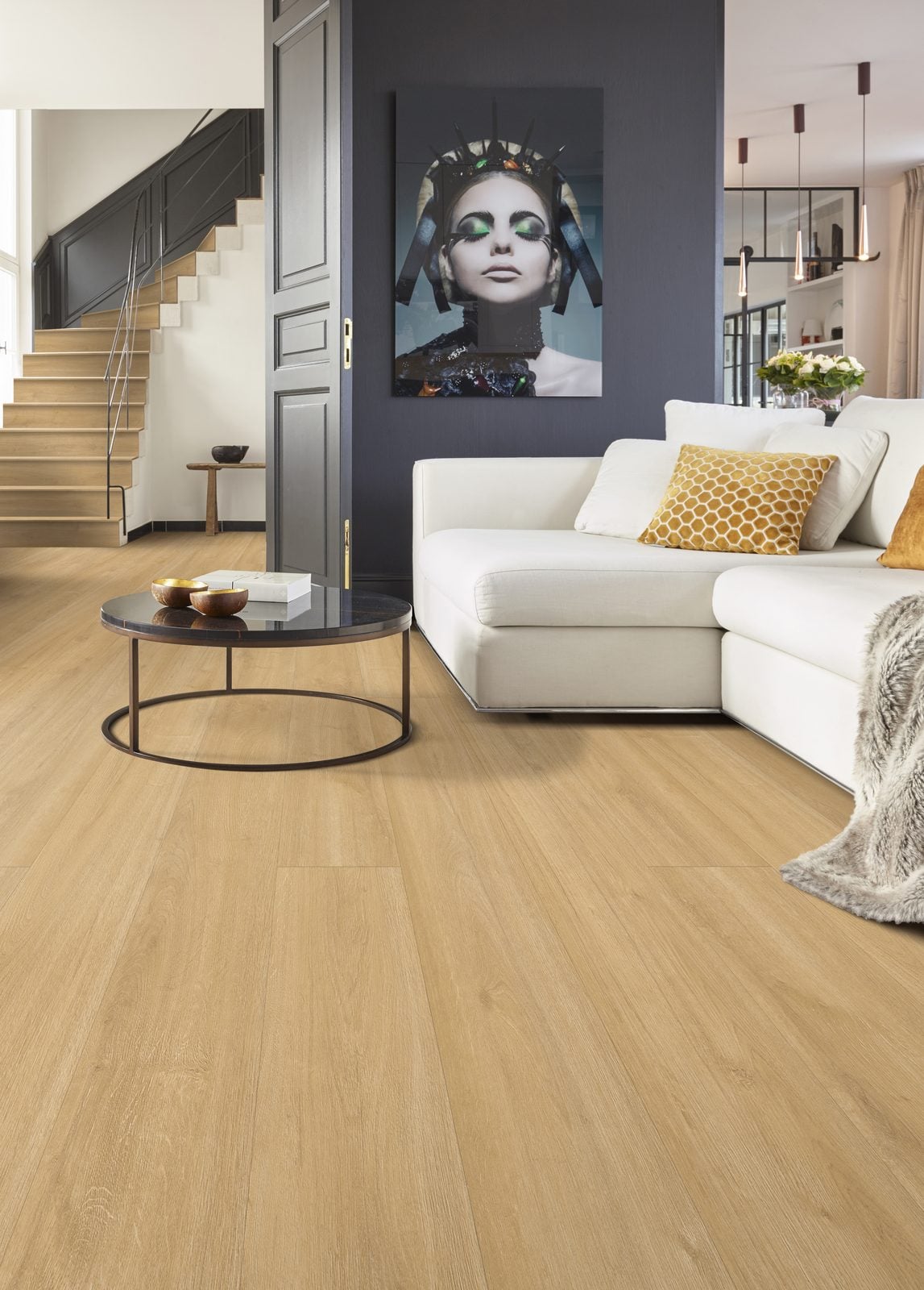Stech Klik PVC Caliente 1522x240x6mm 0,55mm (met geïntegreerde ondervloer)