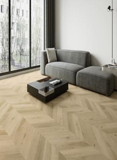 Superior Lijm PVC Hongaarse / Weense punt 560x99x2,5mm 0,55 Pine Oak