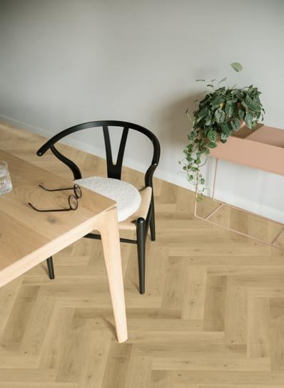 Sensation Ultra Lijm PVC walvisgraat Light Oak 890x178x2,5mm 0,55 - sfeerfoto 1