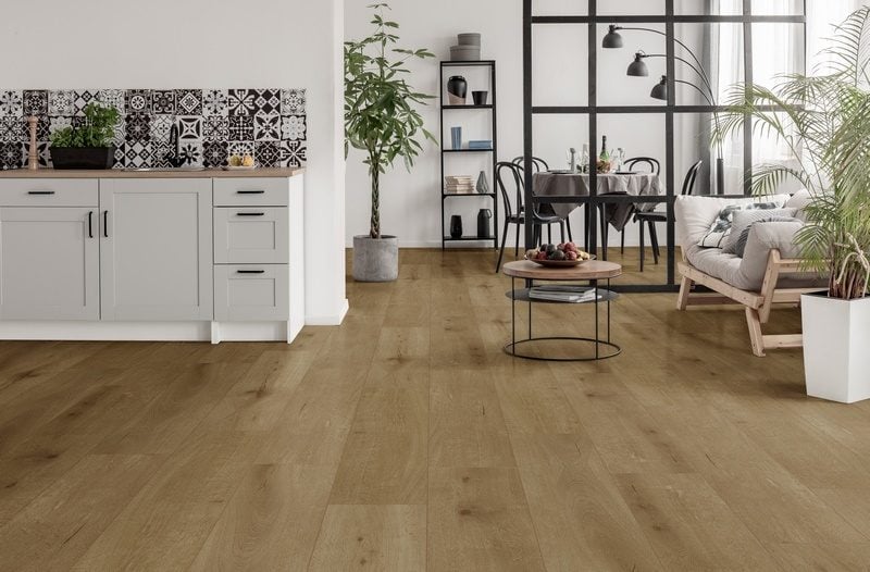 Stech Century Klik PVC Lund Oak 1532x225x5mm 0,55mm (met geïntegreerde ondervloer)