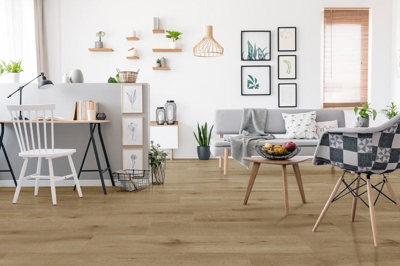 Stech Century Klik PVC Malmo Oak 1532x225x5mm 0,55mm (met geïntegreerde ondervloer)