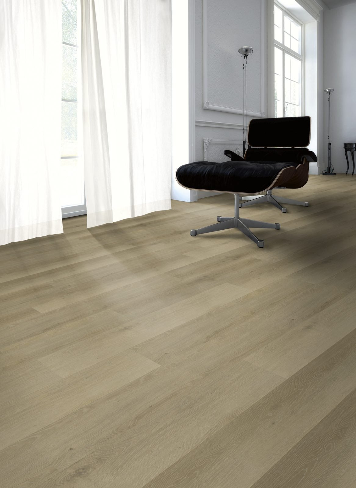 Dynamic Reno Lijm PVC Sand Oak 1520x236x2,5mm 0,55 (4 unieke panelen/prints)