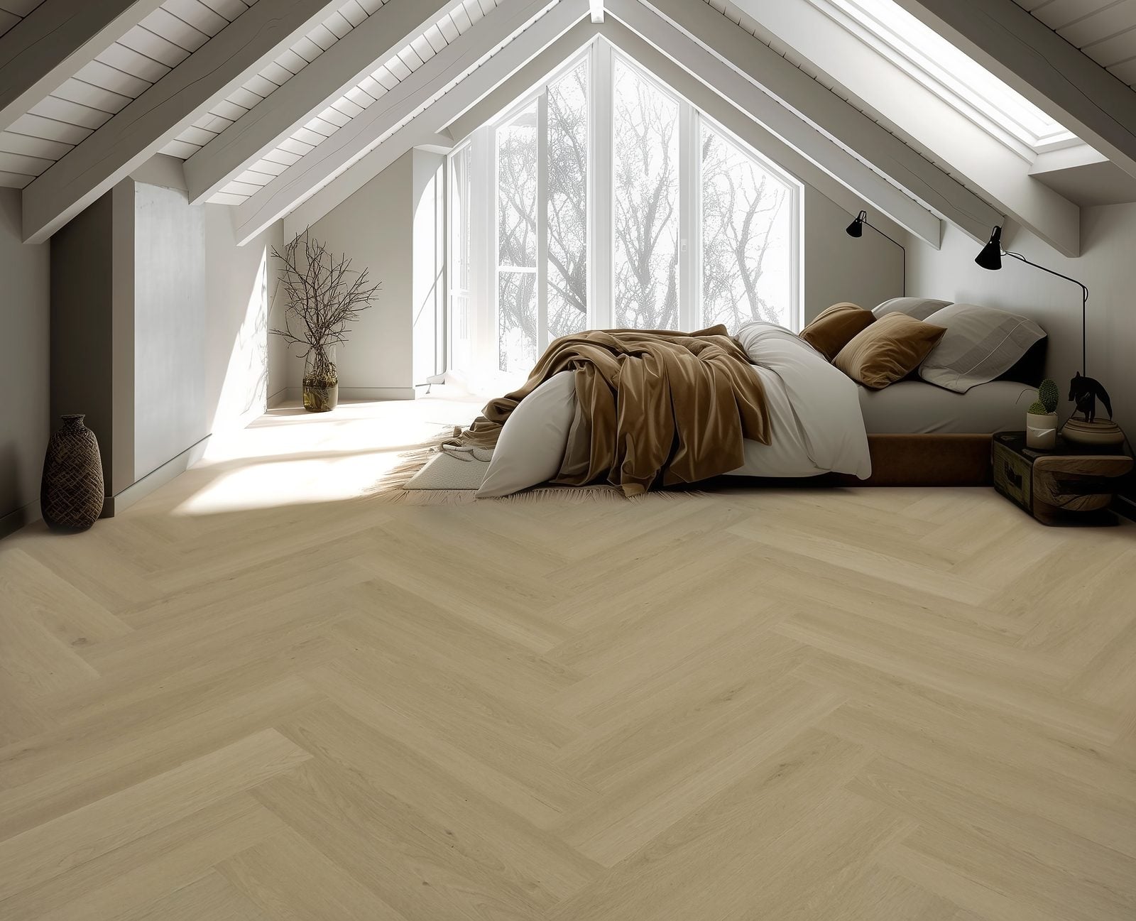 Sensation Visgraat Lijm PVC desert 757x151mm 0,55
