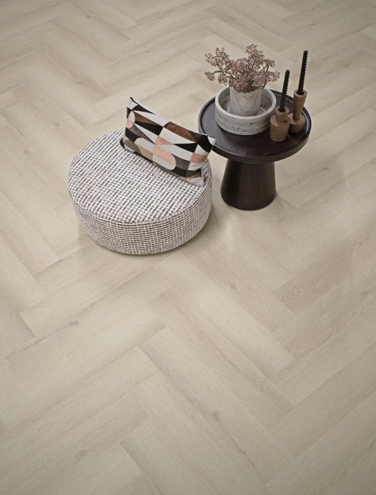 Stech Visgraat Andes Beige Klik PVC 710x142x5mm 0,55 (met geïntegreerde ondervloer geen 10DB)