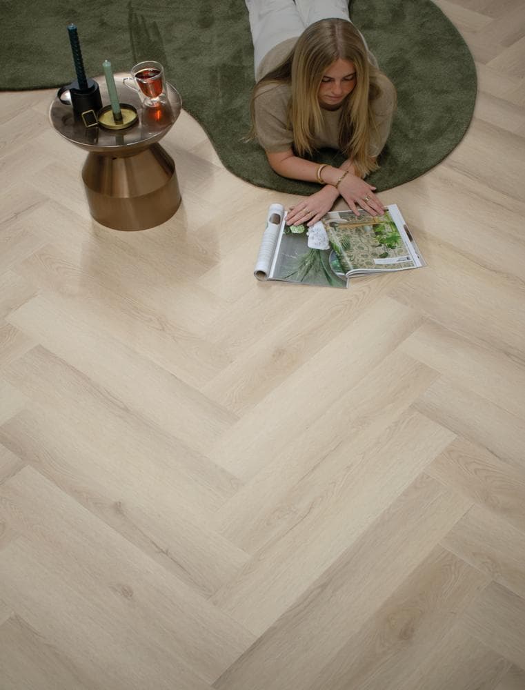 Stech Visgraat Andes Light Klik PVC 710x142x5mm 0,55 (met geïntegreerde ondervloer geen 10DB)